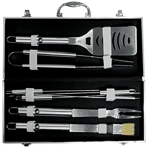 MLB Los Angeles Dodgers 8 Piece BBQ Set w/Case