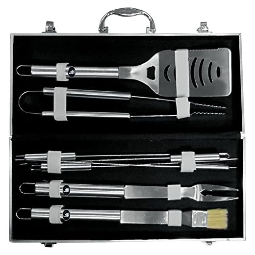 MLB Los Angeles Dodgers 8 Piece BBQ Set w/Case