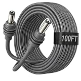 Starlink Mini Power Cable 100FT/30M, DC5521 Male to Male DC to DC Replacement Cord, 18AWG Waterproof Mating Power Cable for Starlink Mini RV, Camping, Van, Off-Grid Outdoor Setup