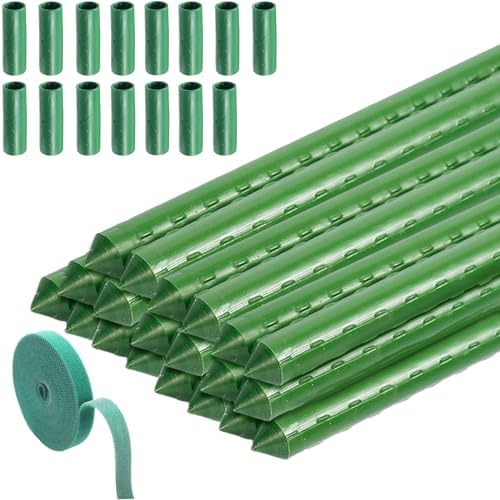 10 Tutori Per Piante Da 4ft - Bastoni Sostegno Per Giardino Idroponico E Vasi