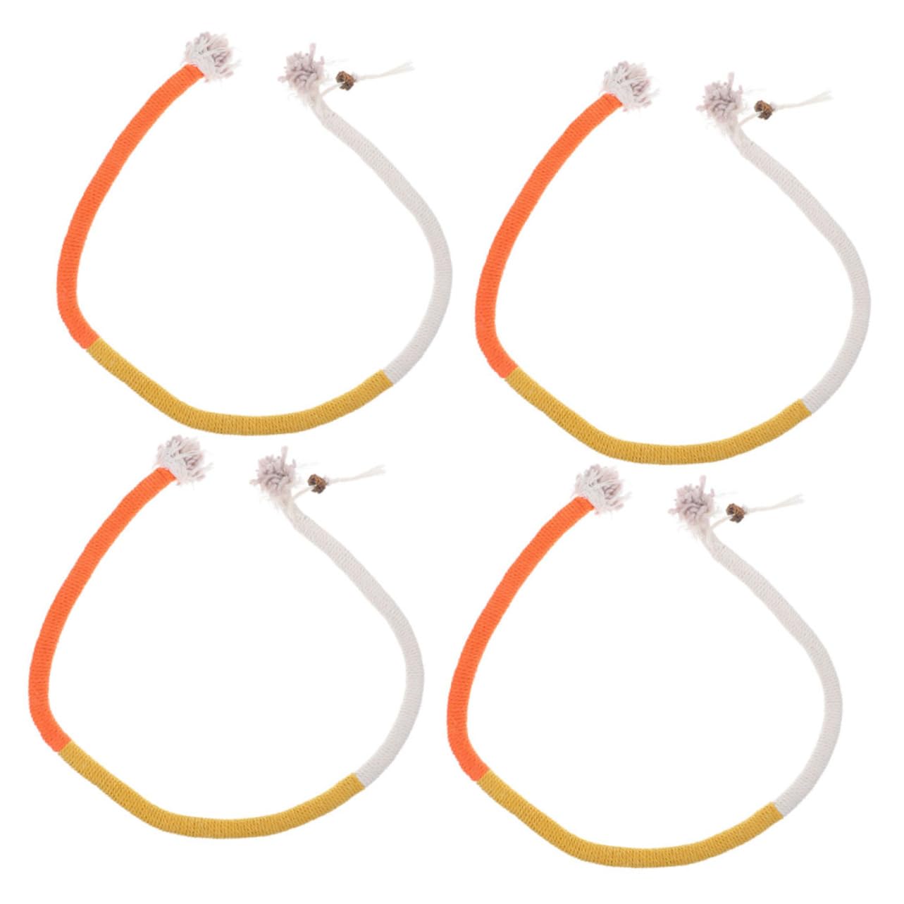 POPETPOP 20 Pièces Corde à mâcher pour Chat Interactive Cat Toy Catnip Jouets pour Chats grincements de Dents de Chat Jouets Mordre Jouet pour Animaux de Compagnie Menthe