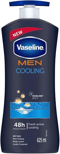 Vaseline MEN Cooling Moisturizing Body Lotion for Dry Skin 625ml