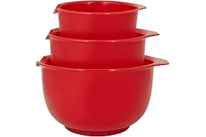 GLAD Plastic Mixing Bowl Set with Pour Spouts