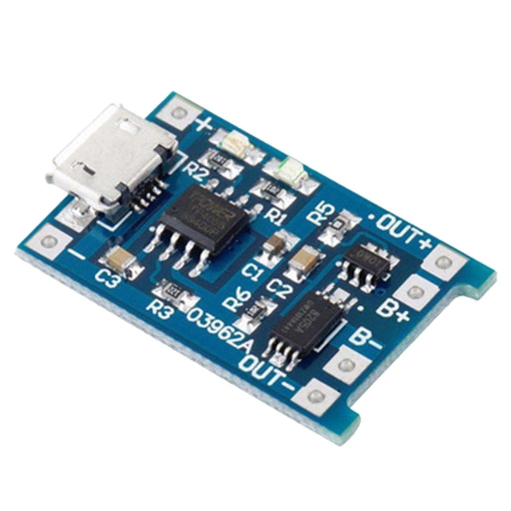 1 piece micro usb lithium battery charger module battery charging board 26 x 17mm// 1.02 x 0.67 inch