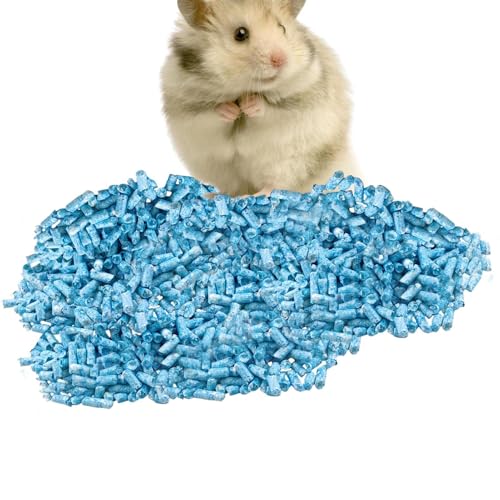 Ropa de cama para hámster – Ropa de cama de colores para mascotas pequeñas de 1000 g | Material base desodorizante impermeable para anidación y decoración, sustrato de paisajismo para jaula de hámster