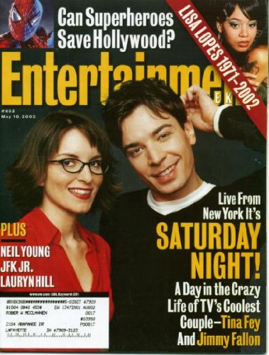 Entertainment Weekly May 10, 2002 Tina Fey & Jimmy Fallon/Saturday Night Live, Lisa Lopes, Tea Leoni & David Duchovny, Spider-Man, Crosby Stills Nash & Young