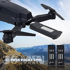 E58 Drone with Camera for Adults/Kids Foldable RC Quadcopter Drone with 4K HD Camera, WiFi FPV Live Video, Altitude Hold, One Key Take Off/Landing, 3D Flip, APP Control - immagine 6