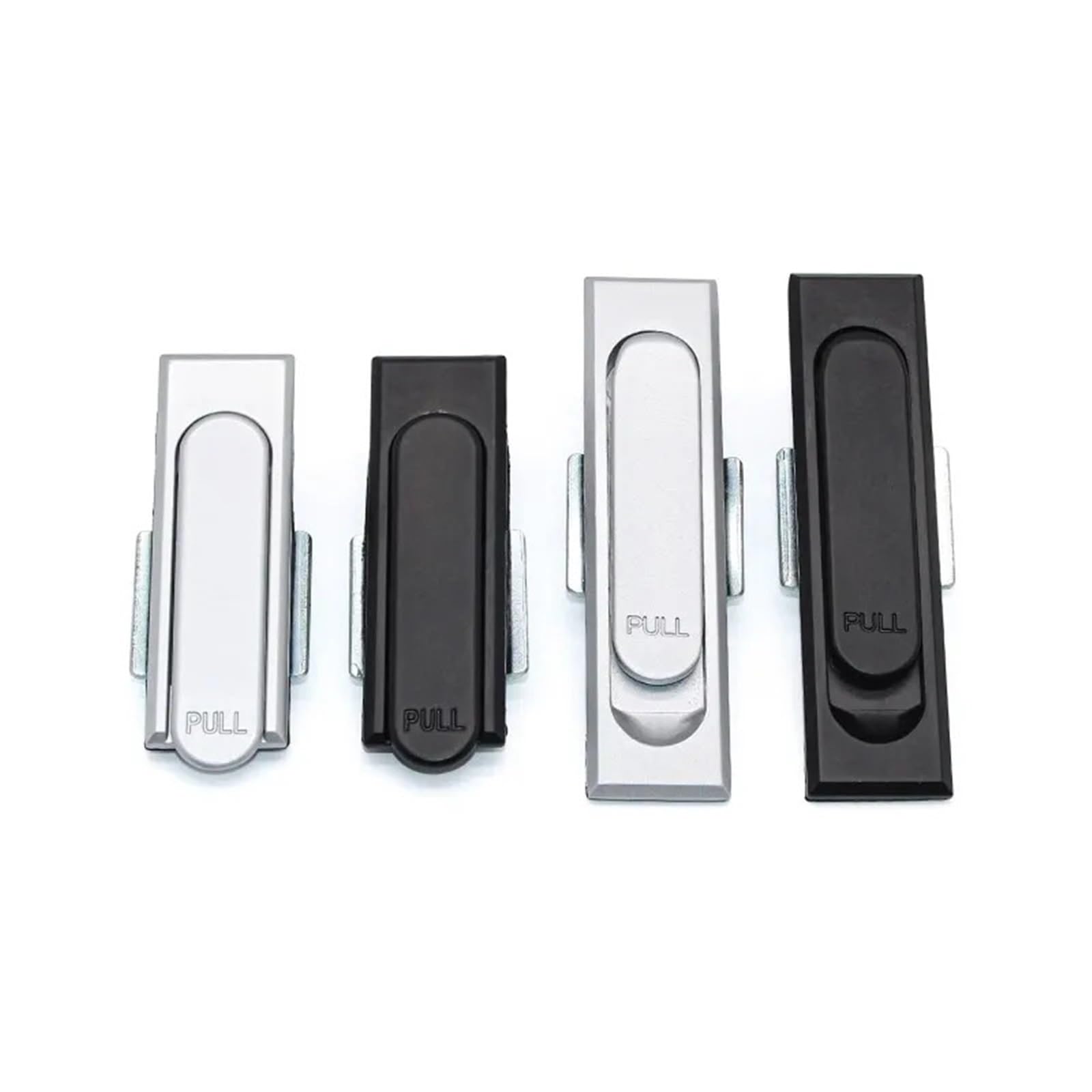 Flachschlösser, Türgriffschloss for elektrische Schaltschränke(Zinc Alloy Black 2)