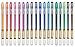 Bolígrafo Borrable Punta 0.7 mm –Bolígrafo de Tinta Borrable Recargable Colores Variados Paquete de 18 - PENCILMARCH