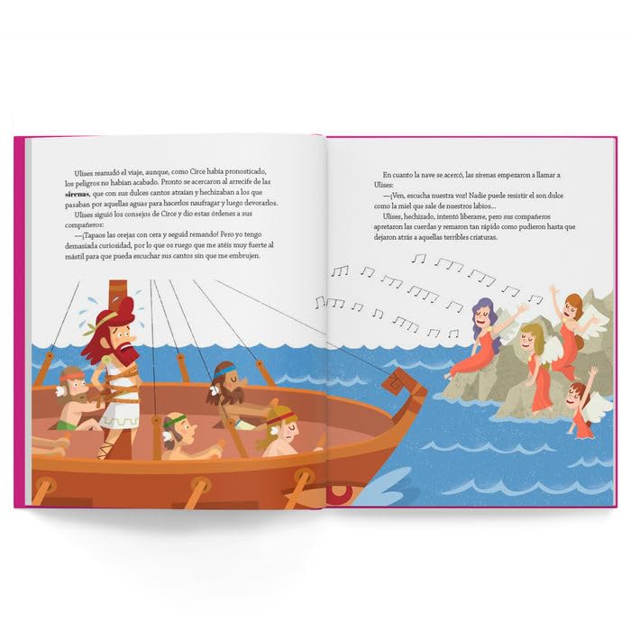 Ilíada y Odisea de Homero: Libro infantil con juegos y actividades extra | Los grandes clásicos de la historia de la literatura, convertidos en preciosos cuentos ilustrados para niños y niñas