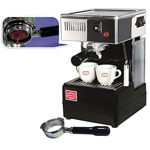 Quick Mill 0820 Schwarz Espressomaschine Made in Italy,Siebträger Espressomaschine Special Special mit Bodenloser Siebträger und std Siebträger Quick Mill 0820 Schwarz Espressomaschine Made in Italy,Siebträger Espressomaschine Special Special mit Bodenloser Siebträger und std Siebträger