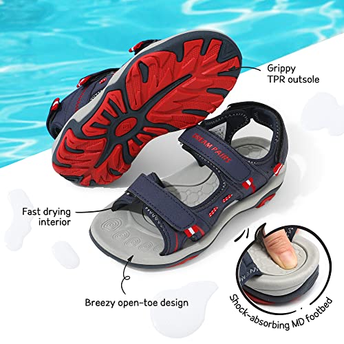 Image of DREAM PAIRS Boys Girls Sandals Kids Athletic Summer Sports Water Shoes for Toddler /Little Kid /Big Kid