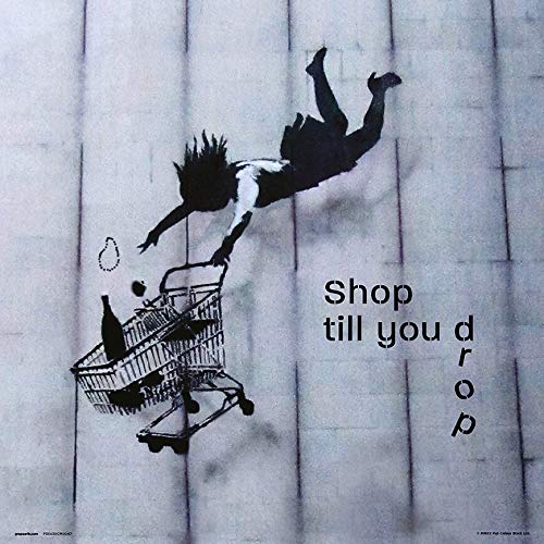 Grupo Erik Art Print, Shop Till You Drop, 30 x 30 cm