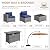 Aoxun Patio Furniture Sets, 9-Piece Outdoor Patio Furniture with 44'' Propane Gas Firepit Table and 11FT X 11FT Cantilever Umbrella, Wicker Outdoor Conversation Set for Backyard