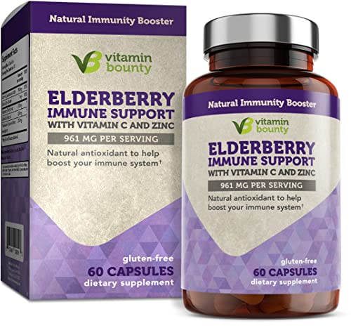 Vitamin Bounty Elderberry - with Zinc, Vitamin C & Echinacea - Advanced 5-in-1 Blendâ€¦