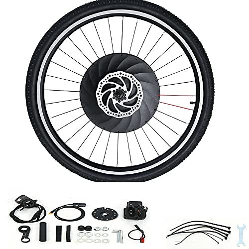 Kit De Conversión Para Bicicleta Eléctrica De 240 W, Rueda Delantera, Motor De Conversión (27,5 Pulgadas)