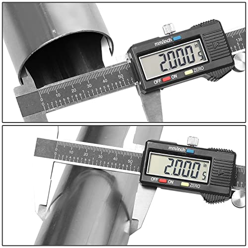 Image of DNA MOTORING ZTL-20RAW 16Pcs 2 Inches Mild Steel DIY Custom Exhaust Tubing Mandrel Bend Pipes Straight & U-Bend Kit, Universal Fit