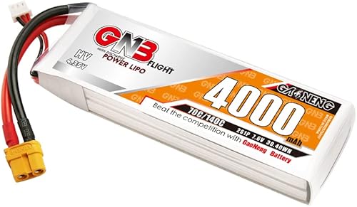Gaoneng GNB LiHV 4000mAh 2S 7.6V LiPo70C 140C XT60 LiPo Batería para 110 y 18 Escala RC Hobby Modelos RC Car Drone RC Boat Soft Pack