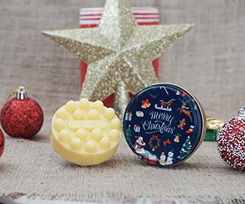 The Collections Handmade Massage Soap - Alcohol and Paraben Free, Vegan - Hypoallergenic Body, Hair and Face Soap - Christmas Orange