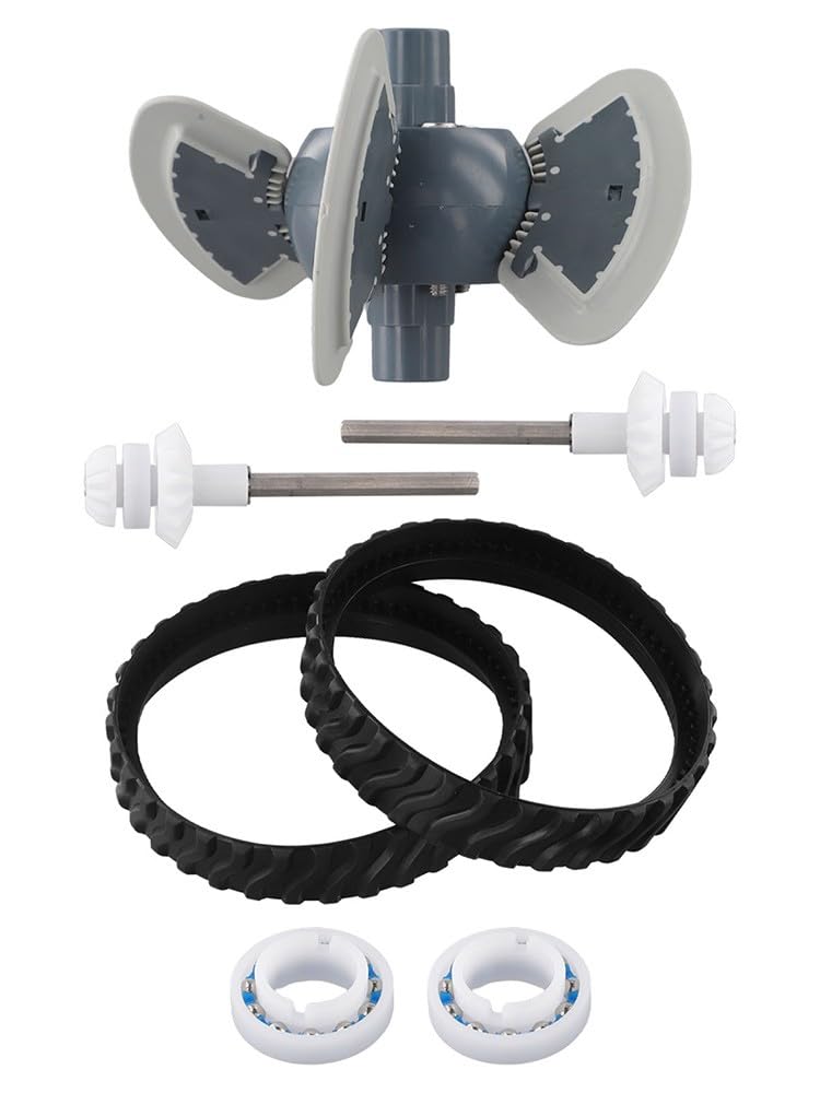 ReachMall Kit de afinación de piscina para Zodiac Baracuda MX8 MX6 restaura la navegación fácil de instalar piezas de metal de goma para mantenimiento del robot en el suelo