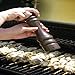 Zassenhaus Berlin Wood Pepper Mill, Refillable Pepper Grinder, 9.4 Inches (Dark Stained)