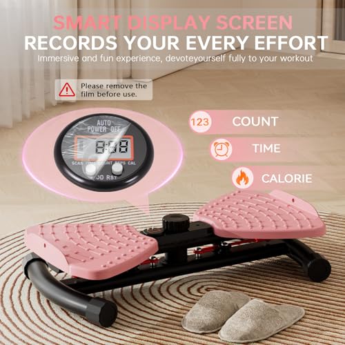 Image of (440 lbs Weight Capacity) Waist Twister, Waist Twister Machine Exercise Fitness Tool, Twist Machine for Slim Waist and Core, with Smart LED Digital Display, 20dB Ultra-Quiet for Women Men