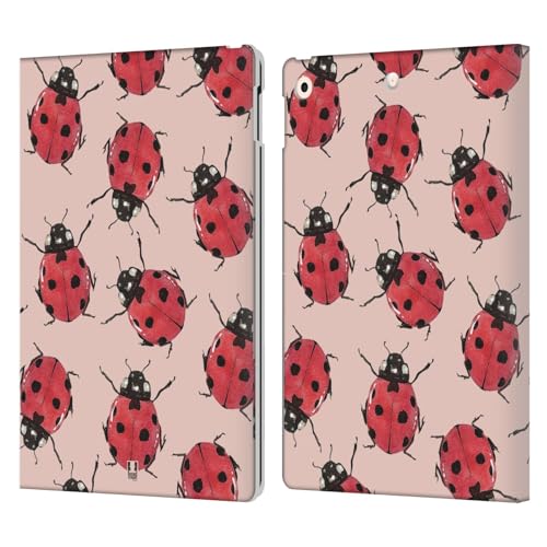 Étui iPad 10.2 cuir coccinelles parfait pour protéger votre tablette au bureau comme au café