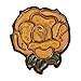 Double J Saddlery Mens HATBROOCH02 Rose Hat Brooch Yellow