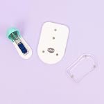 Craftelier - Magnetic Stapler for Paper, Photographs, Scrapbooking and Craft Materials | 1000 Staples Included | Capacity to Staple up to 6-8 Papers Together | Turquoise and White Colour