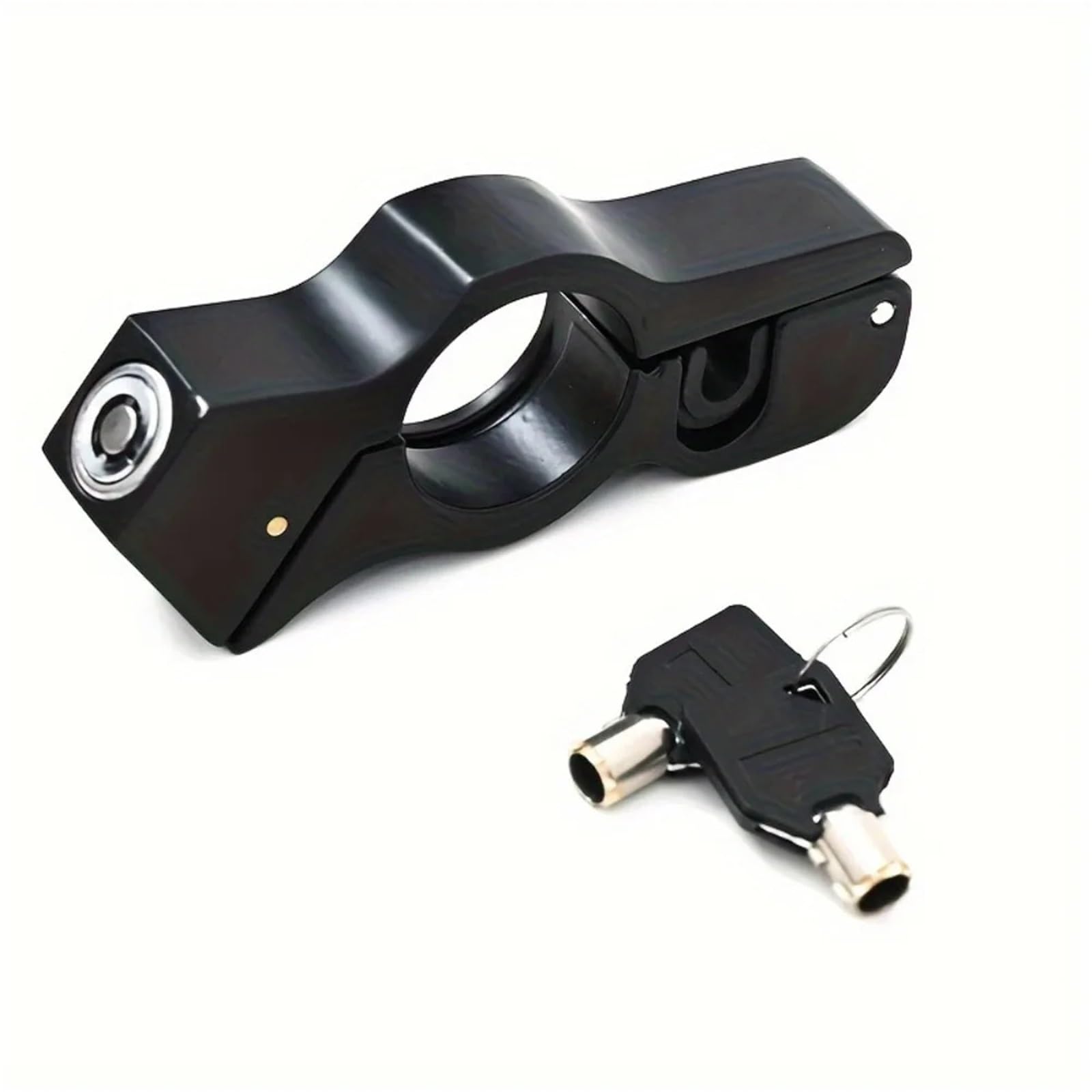 Noauqwtv Black26 Motorcycle Handlebar Lock Anti-Theft Handlebar Throttle Lock,Portable Handle And Brake Safety Lockwire(Black26)