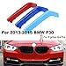 Price comparison product image BizTech ® Clip In Grille Inserts Compatible with BMW Series 3 2013-2017 F30 8 Beams Stats Bars M Power M Sport Tech Bonnet Hood Kidney Stripes Cover