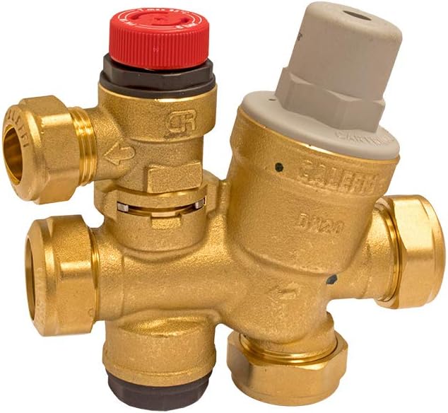 Caleffi Multibloc Cold Water Control Valve 533112CST 3 & 6 Bar - Circlip