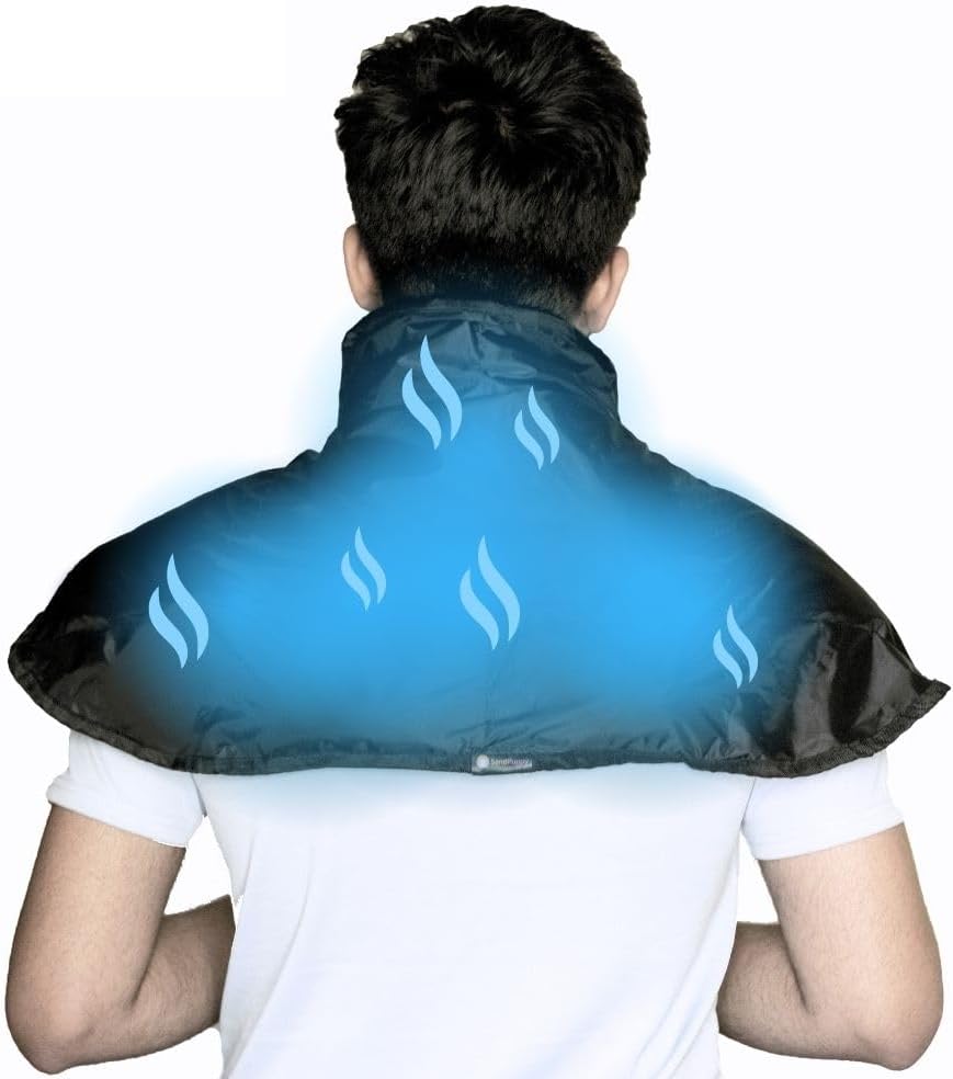SandPuppy Cervicool - Reusable Neck and Shoulder Ice Pack Wrap|Cold Compress Pack for Cervical,Neck and Shoulder Pain, Cramps and post-game relaxation.