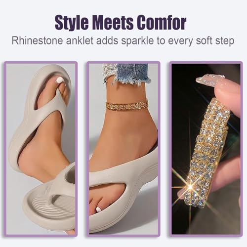 Pillow Arch Support Flip Flops Women Cloud Slides Orthopedic Sandals for Plantar Fasciitis Non Slip Lightweight2