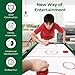 Goplus 4-in-1 Combination Game Table, 49'' Multi Game with Soccer, Air Hockey, Billiards, Pingpong Tabletop, Foosball, Pool Table for Home, Family Night, Adult Kids Gifts
