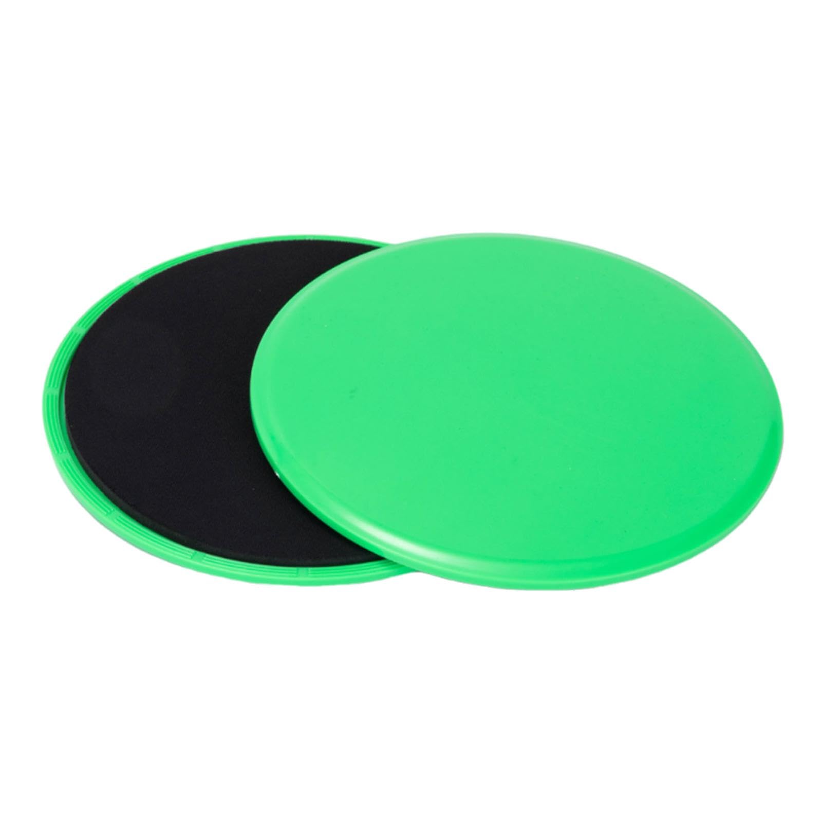 2Pcs Core Sliders Workout Home Gym Travel Lightweight Portable Sliding Discs Green-image-26