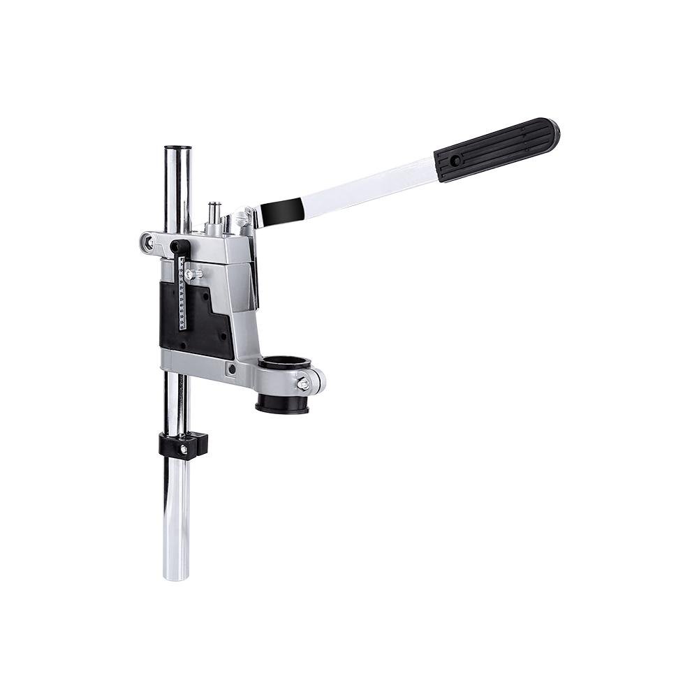 Soporte Taladro, Prensa de Banco, Taladro Vertical con Columna Redonda y Mordaza de Regalo, 150 x 240 x 400 mm, para Bricolaje, Carpintería, Reparar