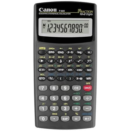 CANON 関数電卓 10桁 F-604