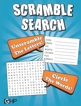 Scramble Search: Themed Puzzle Book - Where Word Scrambles Meet Word Search