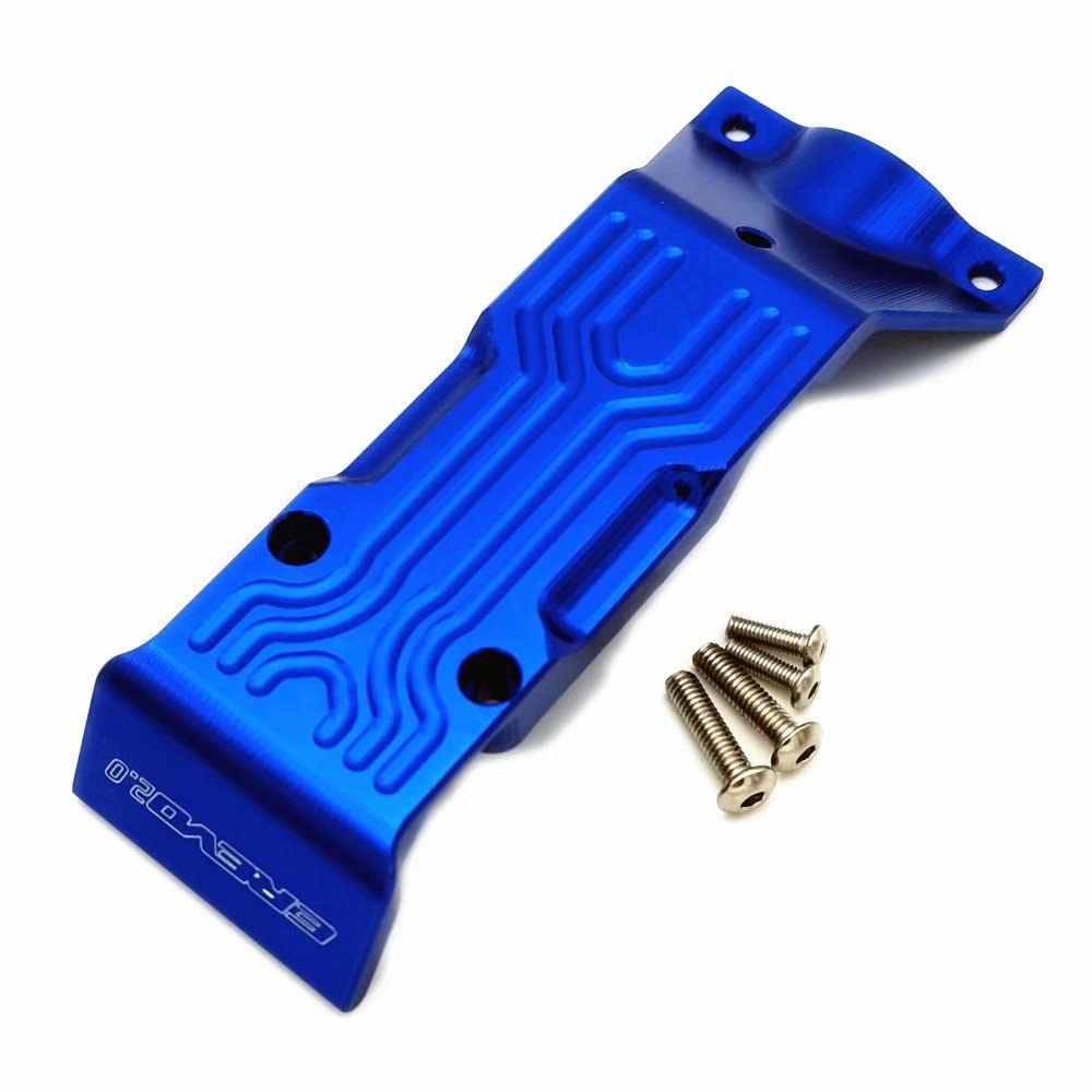 Aluminum Rear Skid Plate Blue for Traxxas 1/10 E REVO VXL 2.0 8637