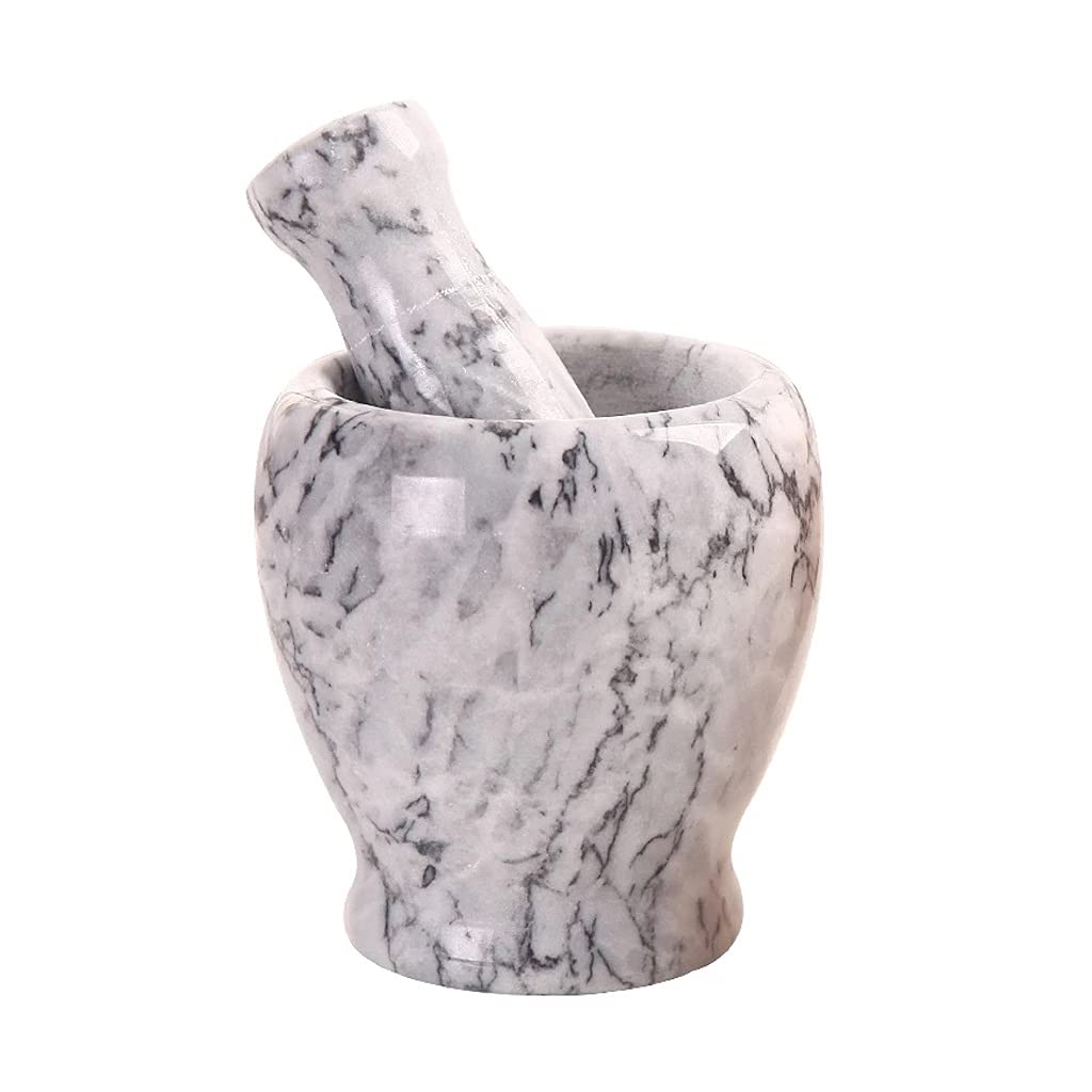 Natural Stone Garlic Press Crusher Masher Mortar Pestle Set Manual Herbs Mill Kitchen Chopper Grain Spice Pepper Ginder