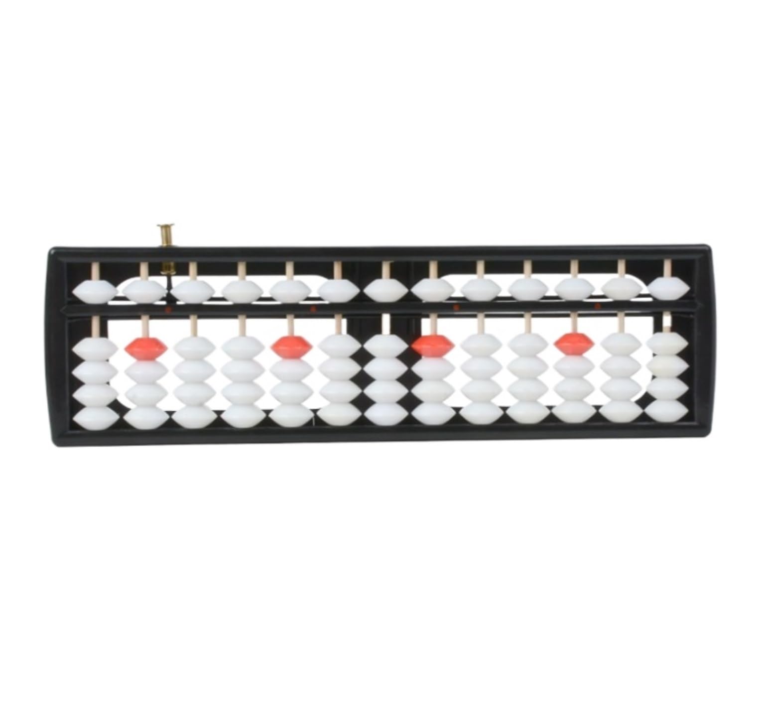 Abakus Abakus, Mathematik-Lernhilfe, Pädagogisches Mathematik-Lernhilfe-Angebot Mit Reset-Taste, 13 Reihen, 5 Perlen, Kunststoff-Abakus Rechenrahmen(Black)