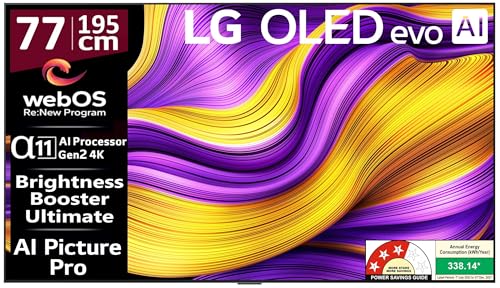 Image of LG 195 cm (77 Inches) OLED evo G5 Series 4K Ultra HD (3840 x 2160) Smart webOS OLED TV OLED77G56LA
