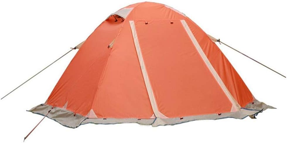 Easy to Assemble Outdoor Double Double Decker Snow Skirt Camping Tent Rain Proof Wind Protection Snow Protection and Sunscreen Tent (Color : 3926909090)