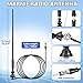 SZSAUTO Marine Radio Antenna, 16 Inch Waterproof Flexible Rubber Boat Antenna Marine AM FM Stereo Antennas Replacement Mast for Boat Car Truck RV Motorhome ATV UTV Tractor Motorcycle Yacht