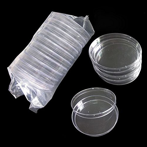 BIPEE Sterile Plastic Petri Dishes 150 x 15mm, with Lid, Pack of 10 - Thumbnail 2