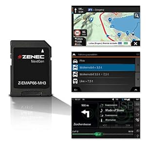 ZENEC Z-EMAP66-MH3: Micro SD-kaart met camper navigatie voor ZENEC autoradios/multimediasystemen Z-E3766, Z-N965, Z-N966…