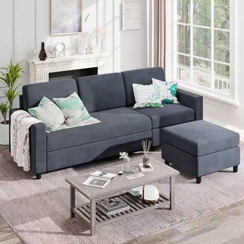 Image of Shintenchi Convertible Sofa Bed, Folding Futon Couch with Adjustable Backrest, Sleeper Recliner Loveseat, Modern Futon Couch, Sofa Cama, Couches for Living Room,Red