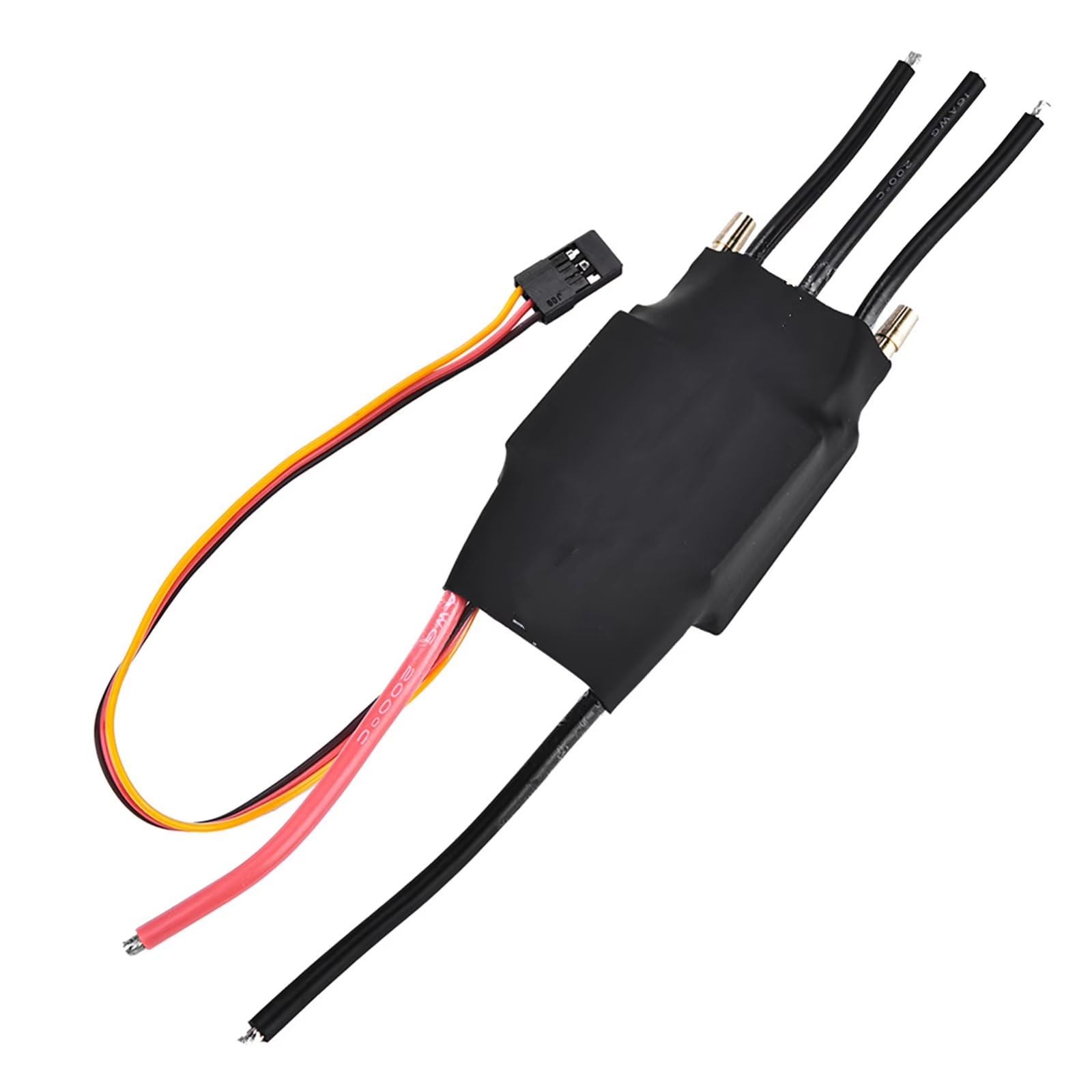 para Controlador Velocidad Eléctrico Refrigeración por Agua ESC Sin Escobillas 60A con 5V/3A UBEC RC Modelo Accesorio Modificado Orugas Repuesto RC Controlador ESC