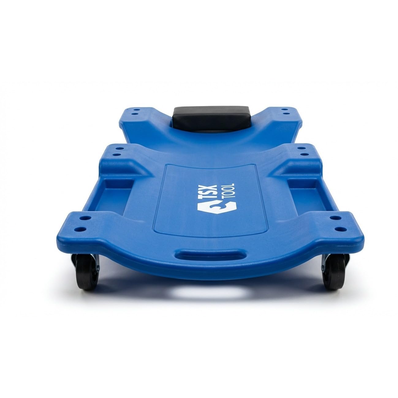 SATKIT Camilla Mecánica con Ruedas para Taller – Diseño Ergonómico, Reposacabezas Acolchado y Soporte de hasta 150 kg – HDPE Resistente al Aceite y Disolventes